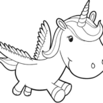 desenho unicornio imprimir e pintar